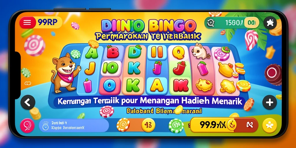 Tampilan gameplay Bingo yang menarik dan interaktif.