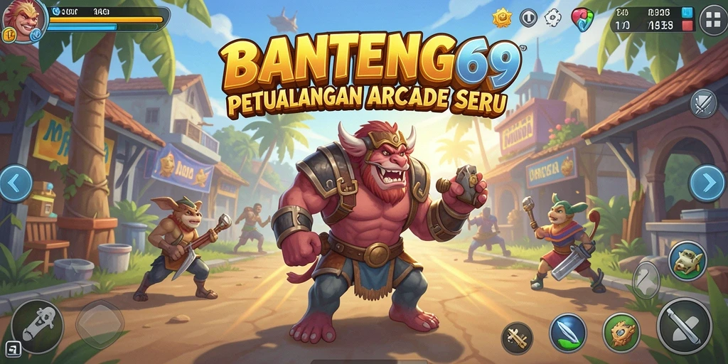 Tangkapan layar BANTENG69 menampilkan aksi gameplay Arcade yang dinamis.