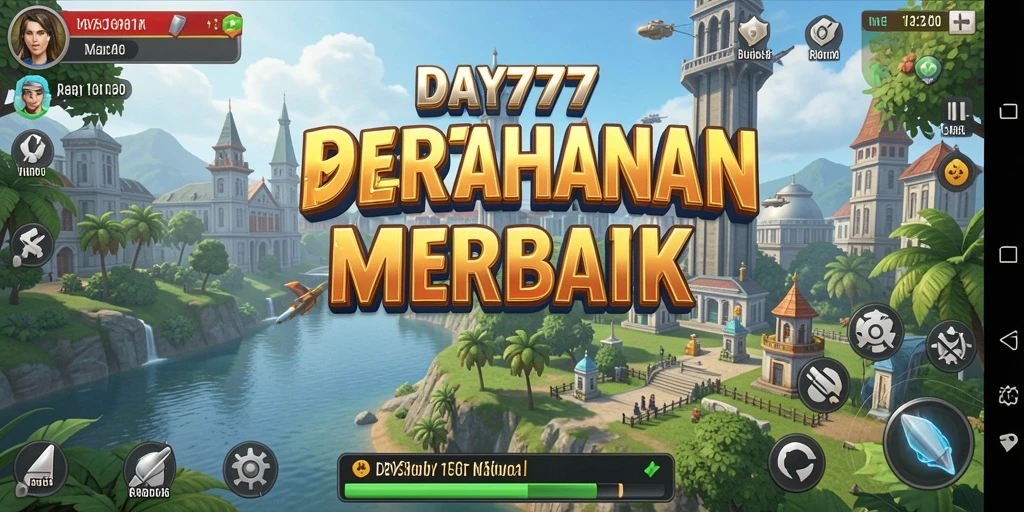 Tampilan gameplay menara pertahanan yang mendebarkan dan penuh strategi.