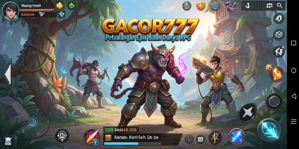Tampilan gameplay GACOR777 yang mendebarkan dan penuh aksi.