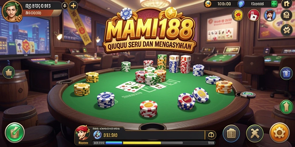Tampilan gameplay QiuQiu yang menarik di MAMI188.