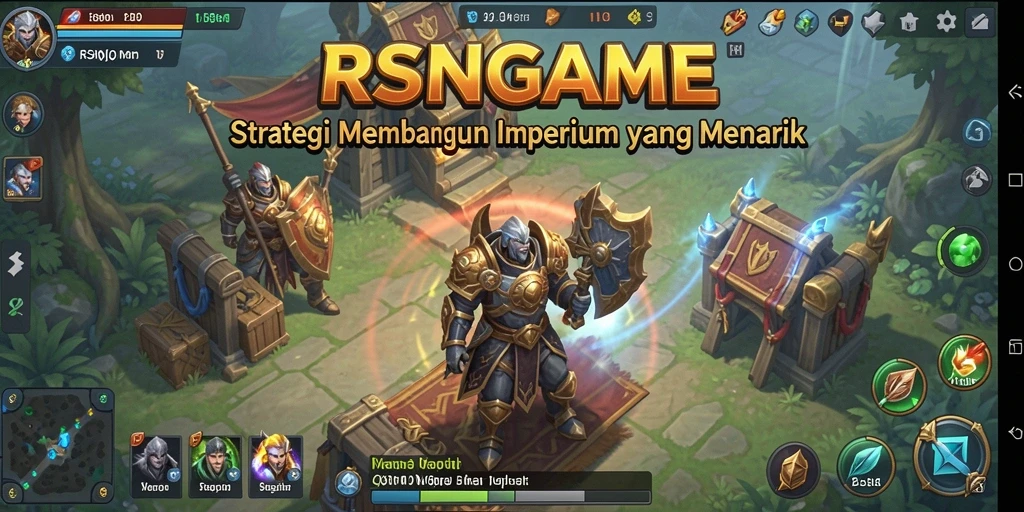 Screenshot RSNGAME menampilkan pertarungan strategis yang mendebarkan.