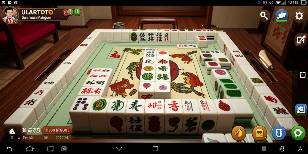 Tampilan gameplay ULARTOTO yang seru dan menantang.